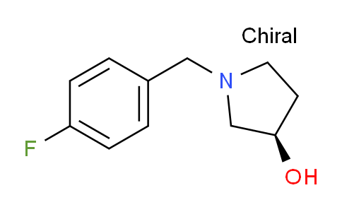 CAS No. 1432230-78-8, (R)-1-(4-fluorobenzyl)pyrrolidin-3-ol