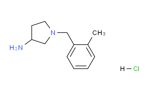 CAS No. 347194-14-3, 1-(2-methylbenzyl)pyrrolidin-3-amine hydrochloride
