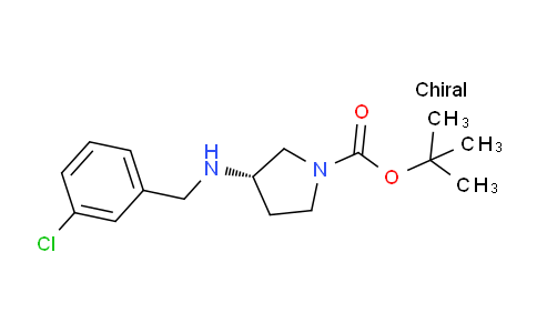 CAS No. 1489617-81-3, (S)-tert-butyl 3-((3-chlorobenzyl)amino)pyrrolidine-1-carboxylate
