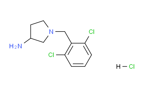 CAS No. 1197227-64-7, 1-(2,6-dichlorobenzyl)pyrrolidin-3-amine hydrochloride