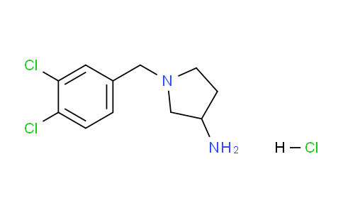 CAS No. 828928-33-2, 1-(3,4-dichlorobenzyl)pyrrolidin-3-amine hydrochloride