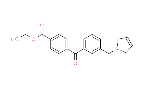 DY717677 | 898789-87-2 | Ethyl 4-(3-((2,5-dihydro-1H-pyrrol-1-yl)methyl)benzoyl)benzoate
