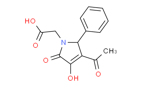 CAS No. 220128-11-0, 2-(3-Acetyl-4-hydroxy-5-oxo-2-phenyl-2,5-dihydro-1H-pyrrol-1-yl)acetic acid