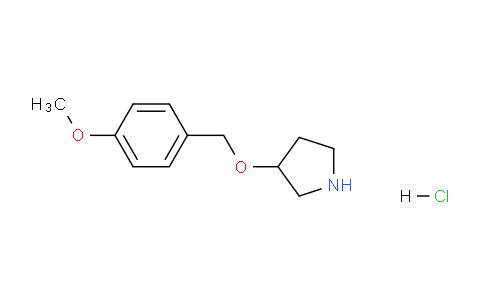 CAS No. 1220020-53-0, 3-((4-Methoxybenzyl)oxy)pyrrolidine hydrochloride