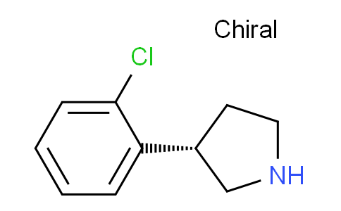 CAS No. 1335679-62-3, (S)-3-(2-Chlorophenyl)pyrrolidine