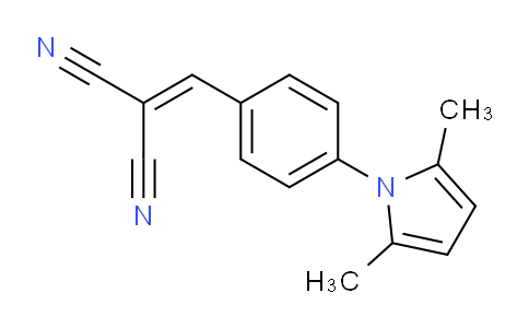 CAS No. 771567-64-7, 2-(4-(2,5-Dimethyl-1H-pyrrol-1-yl)benzylidene)malononitrile