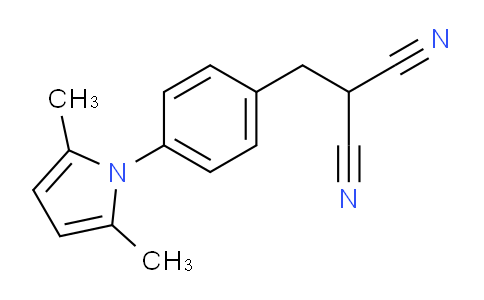 CAS No. 771552-11-5, 2-(4-(2,5-Dimethyl-1H-pyrrol-1-yl)benzyl)malononitrile