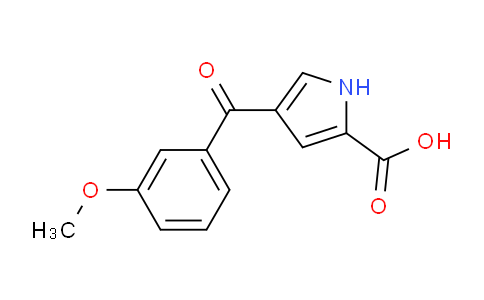 CAS No. 886361-11-1, 4-(3-Methoxybenzoyl)-1H-pyrrole-2-carboxylic acid