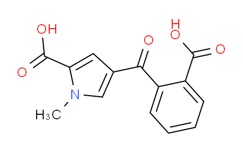 CAS No. 886361-15-5, 4-(2-Carboxybenzoyl)-1-methyl-1H-pyrrole-2-carboxylic acid