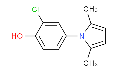 CAS No. 647841-63-2, 2-Chloro-4-(2,5-dimethyl-1H-pyrrol-1-yl)phenol