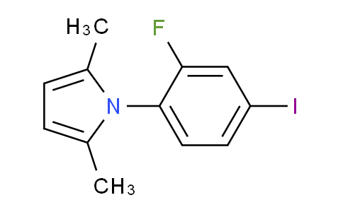 CAS No. 217314-30-2, 1-(2-Fluoro-4-iodophenyl)-2,5-dimethyl-1H-pyrrole
