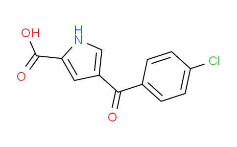 CAS No. 72531-60-3, 4-(4-Chlorobenzoyl)-1H-pyrrole-2-carboxylic acid