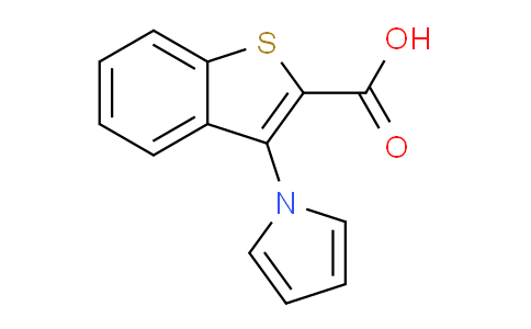 CAS No. 80066-98-4, 3-(1H-Pyrrol-1-yl)benzo[b]thiophene-2-carboxylic acid