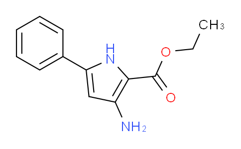 CAS No. 237435-27-7, Ethyl 3-amino-5-phenyl-1H-pyrrole-2-carboxylate