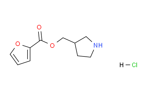 CAS No. 1220037-26-2, Pyrrolidin-3-ylmethyl furan-2-carboxylate hydrochloride