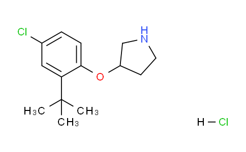 CAS No. 1146960-57-7, 3-(2-(tert-Butyl)-4-chlorophenoxy)pyrrolidine hydrochloride