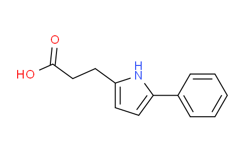 CAS No. 79720-70-0, 3-(5-Phenyl-1H-pyrrol-2-yl)propanoic acid