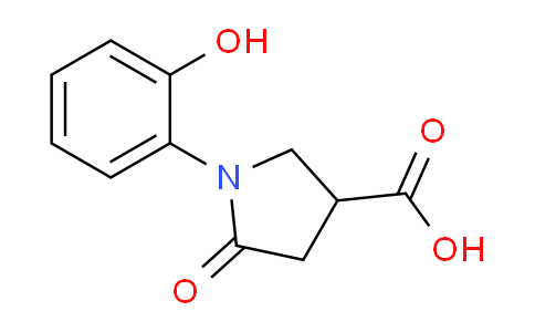 CAS No. 39629-89-5, 1-(2-Hydroxyphenyl)-5-oxopyrrolidine-3-carboxylic acid