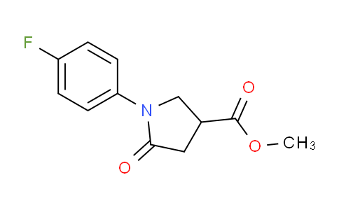 CAS No. 133747-62-3, Methyl 1-(4-fluorophenyl)-5-oxopyrrolidine-3-carboxylate