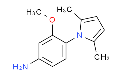 CAS No. 106981-56-0, 4-(2,5-Dimethyl-1H-pyrrol-1-yl)-3-methoxyaniline