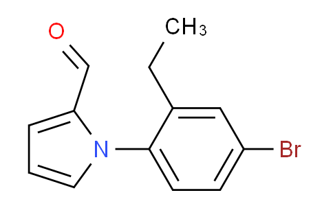 CAS No. 383136-23-0, 1-(4-Bromo-2-ethylphenyl)-1H-pyrrole-2-carbaldehyde