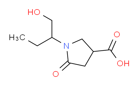 CAS No. 887360-40-9, 1-(1-Hydroxybutan-2-yl)-5-oxopyrrolidine-3-carboxylic acid