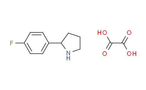 CAS No. 1197226-82-6, 2-(4-Fluoro-phenyl)-pyrrolidine oxalic acid salt