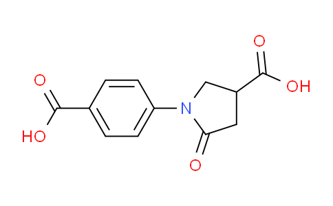 CAS No. 40306-01-2, 1-(4-Carboxyphenyl)-5-oxopyrrolidine-3-carboxylic acid