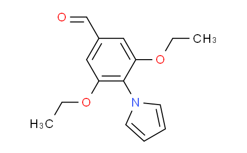 CAS No. 909853-89-0, 3,5-Diethoxy-4-(1h-pyrrol-1-yl)benzaldehyde