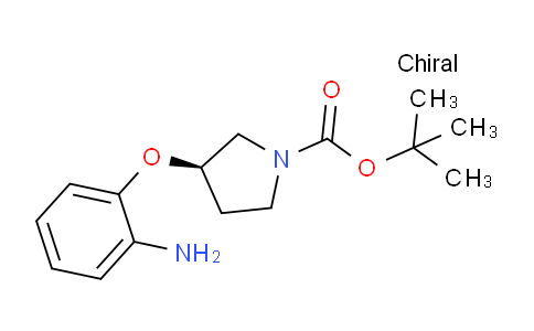 CAS No. 1286208-80-7, (R)-tert-Butyl 3-(2-aminophenoxy)pyrrolidine-1-carboxylate