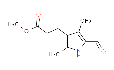 CAS No. 18818-25-2, Methyl 3-(5-formyl-2,4-dimethyl-1H-pyrrol-3-yl)propanoate