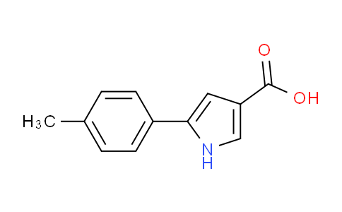 CAS No. 250213-75-3, 5-(p-Tolyl)-1H-pyrrole-3-carboxylic acid