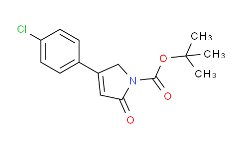 CAS No. 928215-97-8, tert-Butyl 4-(4-chlorophenyl)-2-oxo-2,5-dihydro-1H-pyrrole-1-carboxylate