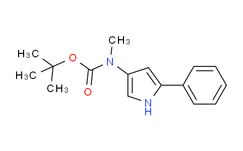 CAS No. 1956324-38-1, tert-Butyl methyl(5-phenyl-1H-pyrrol-3-yl)carbamate