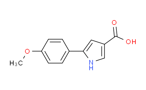 CAS No. 1956354-64-5, 5-(4-Methoxyphenyl)-1H-pyrrole-3-carboxylic acid
