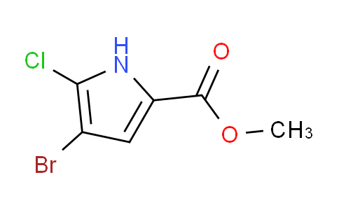 CAS No. 1629633-64-2, methyl 4-bromo-5-chloro-1H-pyrrole-2-carboxylate