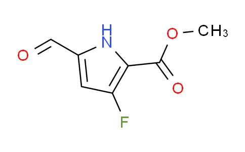 CAS No. 1904577-15-6, 1H-Pyrrole-2-carboxylic acid, 3-fluoro-5-formyl-, methyl ester