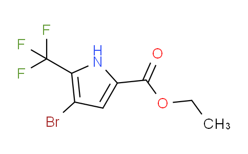 CAS No. 2055301-68-1, ethyl 4-bromo-5-(trifluoromethyl)-1H-pyrrole-2-carboxylate