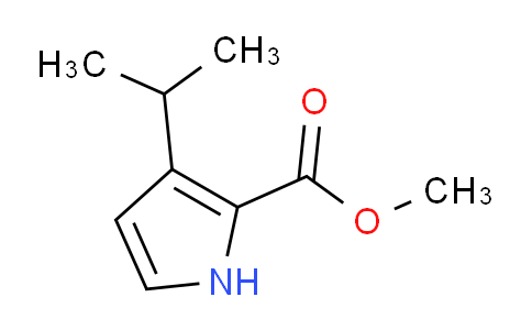 CAS No. 1361939-11-8, methyl 3-propan-2-yl-1H-pyrrole-2-carboxylate
