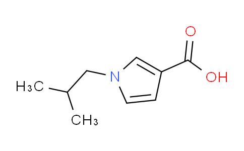 CAS No. 1330751-81-9, 1-(2-methylpropyl)-1H-pyrrole-3-carboxylic acid