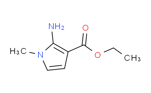 CAS No. 108290-89-7, ethyl 2-amino-1-methyl-1H-pyrrole-3-carboxylate