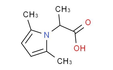 CAS No. 130016-65-8, 2-(2,5-dimethyl-1H-pyrrol-1-yl)propanoic acid
