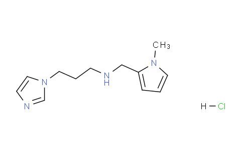 CAS No. 1426142-77-9, [3-(1H-Imidazol-1-yl)propyl][(1-methyl-1H-pyrrol-2-yl)methyl]amine hydrochloride