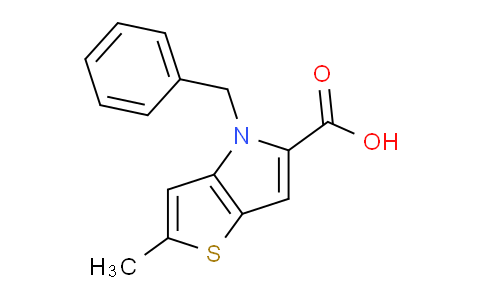 CAS No. 1047142-67-5, 4-Benzyl-2-methyl-4h-thieno[3,2-b]pyrrole-5-carboxylic acid