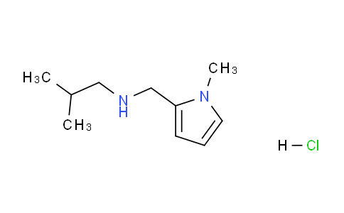 CAS No. 1158265-14-5, [(1-Methyl-1h-pyrrol-2-yl)methyl](2-methylpropyl)amine hydrochloride