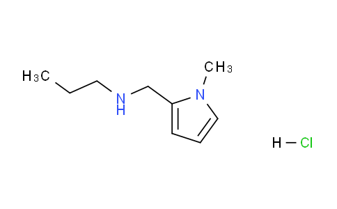 CAS No. 1158604-75-1, [(1-Methyl-1h-pyrrol-2-yl)methyl](propyl)amine hydrochloride