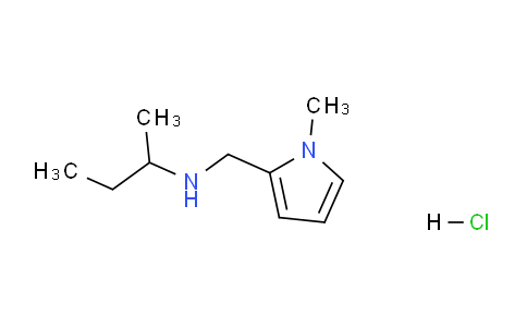 CAS No. 1158771-11-9, (Butan-2-yl)[(1-methyl-1h-pyrrol-2-yl)methyl]amine hydrochloride