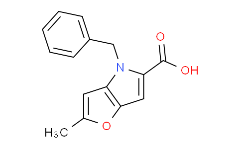 CAS No. 155445-43-5, 4-Benzyl-2-methyl-4h-furo[3,2-b]pyrrole-5-carboxylic acid