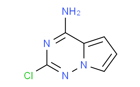 CAS No. 1001353-56-5, 2-Chloropyrrolo[2,1-f][1,2,4]triazin-4-amine