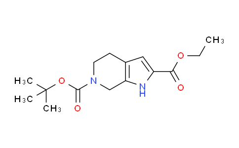 CAS No. 1135124-27-4, 6H-Pyrrolo[2,3-c]pyridine-2,6-dicarboxylic acid, 1,4,5,7-tetrahydro-, 6-(1,1-dimethylethyl) 2-ethyl ester